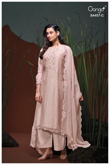 Ganga grivika 4457 patiala dress material wholesale